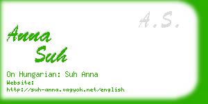 anna suh business card